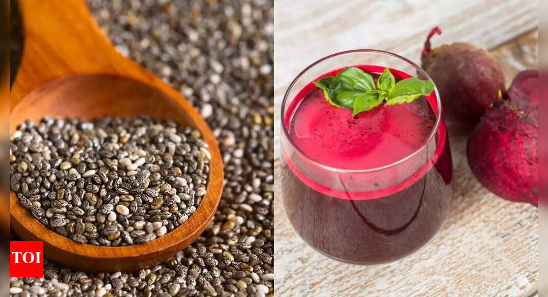 7 benefits of drinking beetroot and chia seeds water every morning | - Times of India