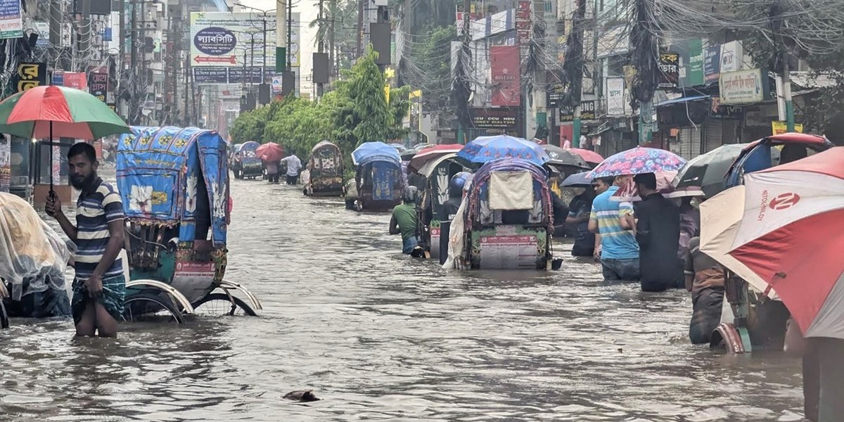 ৮৮ মিলিমিটার বৃষ্টিপাতে তলিয়ে গেছে খুলনার নিম্নাঞ্চল