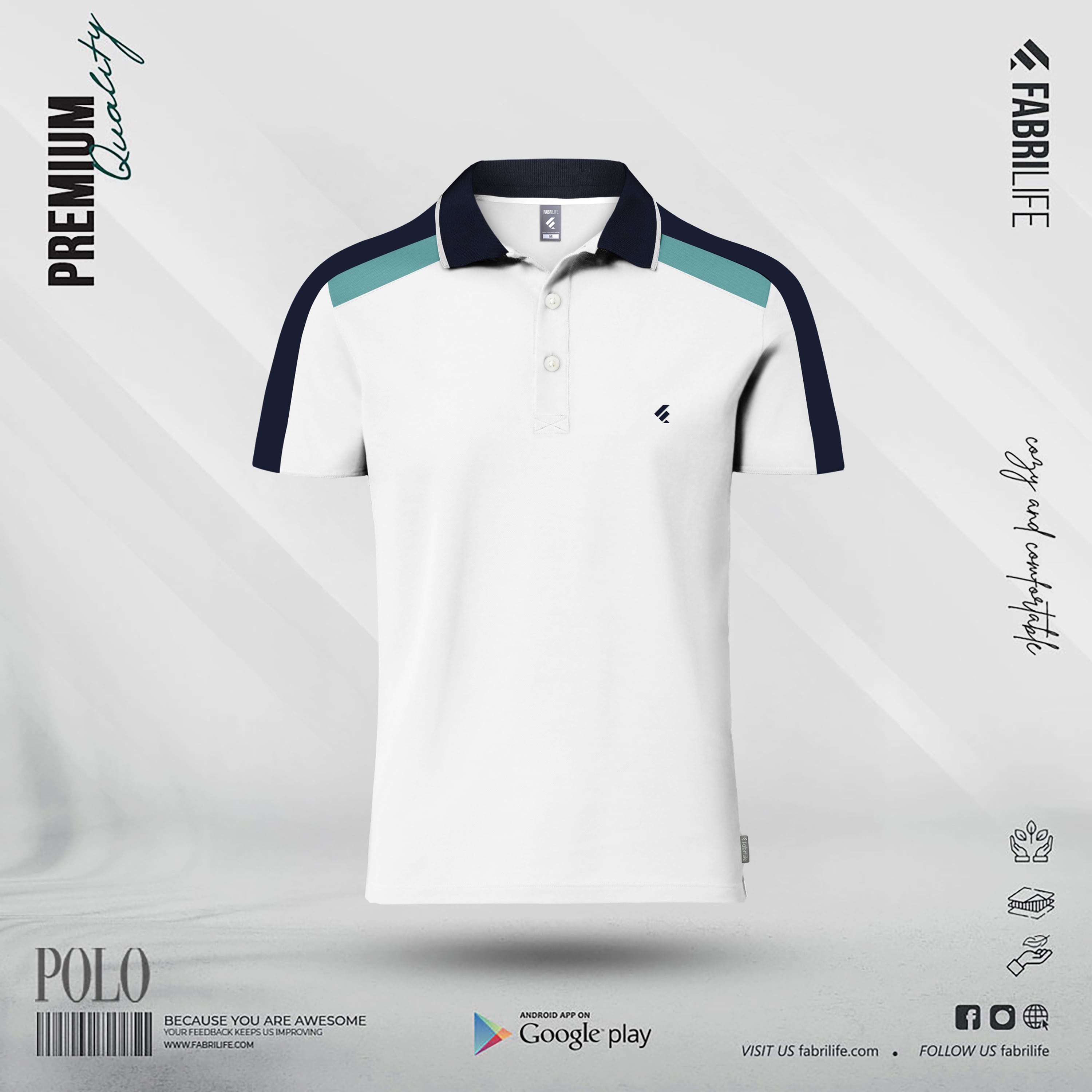 Premium Designer Edition Double PK Cotton Polo - Glorious - At Best Price | Fabrilife