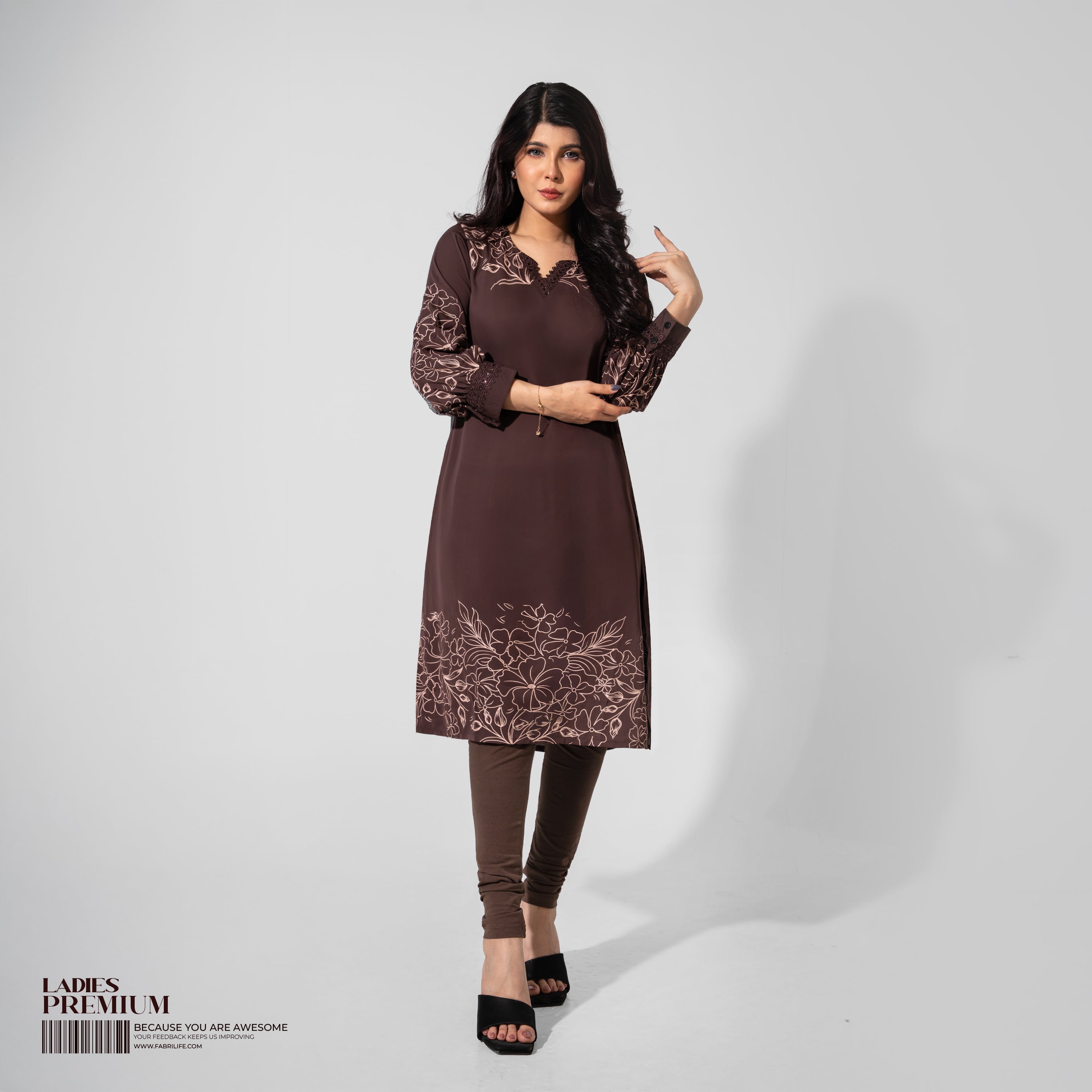 Teen's Premium Kurti - Ebonflora - At Best Price | Fabrilife