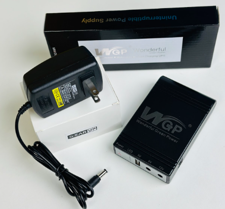 WGP mini UPS 5/9/12V Wih GearUP 12V/3A Adapter (COMBO) 2025 NEW Model!
