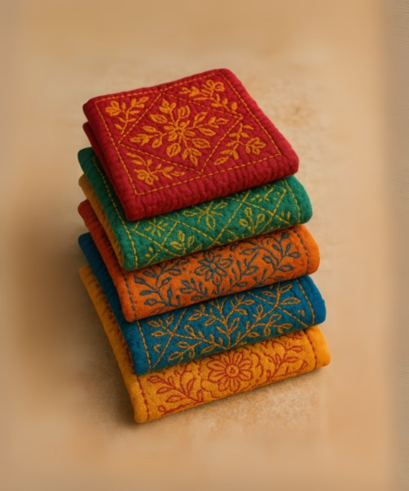 রঙিন নকশিকাঁথা (Nakshi Kantha)